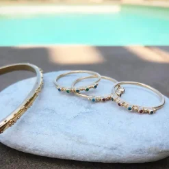 Louise Hendricks Bagues^Bague Giulia Bleu & Vert