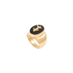 Louise Hendricks Bagues^Chevaliere - Winona Onyx Noire