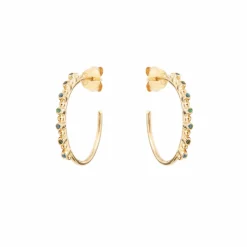 Louise Hendricks Boucles D Oreilles^Creoles - Giulia Bleu & Vert