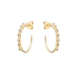 Louise Hendricks Boucles D Oreilles^Creoles - Giulia Rouge & Vert