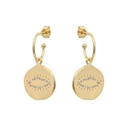 Louise Hendricks Boucles D Oreilles^Creoles - Happy Xs White