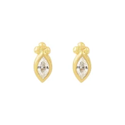 Louise Hendricks Boucles D Oreilles^Puces D'Oreilles Marquise - Driss White