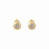Louise Hendricks Boucles D Oreilles^Puces D'Oreilles Rondes - Driss White
